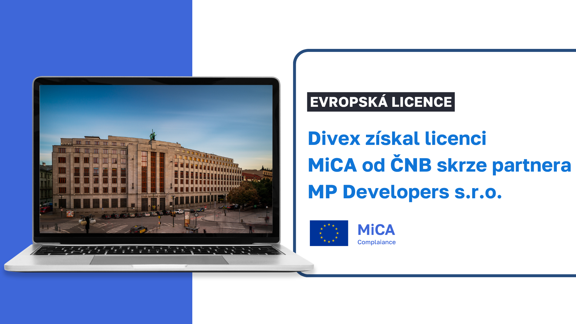 Divex má MiCA licenci